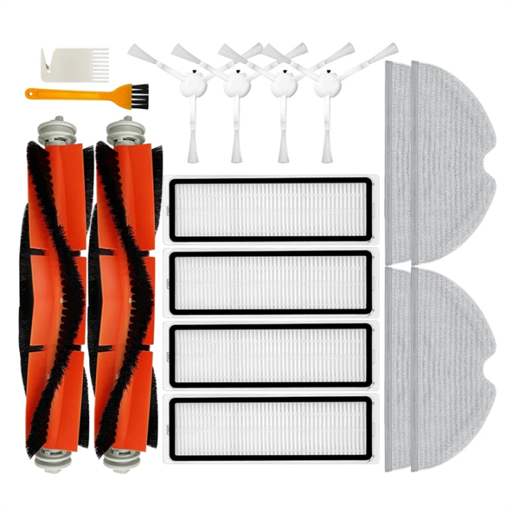 For 1C 2C 1T Mi Robot Vacuum Mop F9 Replacement Accessories Kit Main Side Brush Hepa Filter Mop Cloth Rag