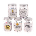 Affirmation Jar, Funny Affirmation Jar, Positive Quotes To Inspire Mason Jar Gifts With 56 Motivational And Positive Quotes Tetuo. 