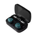 High Quality M10 - F9 Pro Universal Wireless Earbuds Bluetooth 5.1 Power Bank Charging Box in Ear Earphones True Stereo Sports Headphones Waterproof Headsets Microphone Premium Deep Bass Sound V5.1 Headphones LED Display Wireless Earphones. 