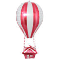 4D Color Hot Air Balloon Aluminum Balloon Helium Balloon Mylar Aluminum Foil Balloons Party Hot Air Balloon for Birthday Party, Wedding, Baby Shower, Thanksgiving, Christmas. 