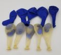 5 BLUE BALLOON AND 5 BLUE CONFETTI FILLED BALLOONS ( PACK OF 10 LATEX BALLOONS ). 