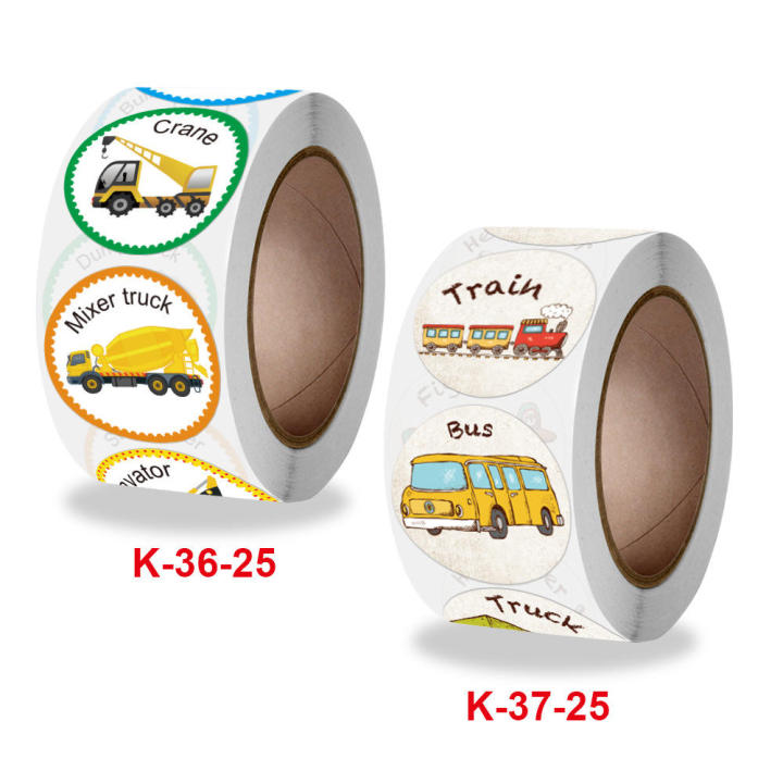 Label Sticker Contruction Label Paper Construction Stickers Engaging Teacher Roll Stickers ...