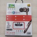 SRM Wireless Neckband Bluetooth Headset 45 Hours Battery Anti Noise Cancellation Touch Sensor Equalizer Gaming Mode. 