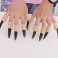 Amamia Witch Nails Set Horror Finger Tips Halloween Night Gothic Witch Nails. 