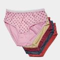 Pack of 3 Trendy Polka Dot Seamless Cotton Panties | Elegant, Breathable & Stylish Innerwear | Perfect for College, Office, Travel & Gift for Wife. 