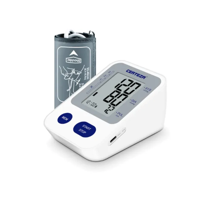 Certeza%20BM%20400%20-%20Digital%20Blood%20Pressure%20Monitor%20-%20(White%20&%20Grey)%20-%20Image%202