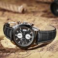 Megir brand fashion business, luxury, quartz, military timepiece, waterproof, men's watch. 