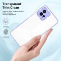 For Motorola G72 Phone Case，Frame Transparent Shell TPU 3 in 1 Back Cover. 