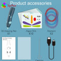 3D Pen By The Toys Mart Upgrade Intelligent 3D Printing 3D Pen for 3D Printing, Drawing Pen, USB 3D pen plus with safe filament, Creative Learning for Children Kids as Toys, DIY Arts & Crafts Boy Girls. 