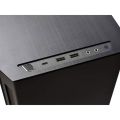 Lian Li TU-150WX Black Aluminum Tempered Glass Mini-ITX Computer Case. 