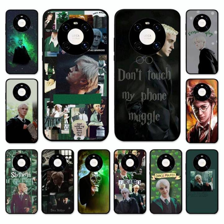 D-Draco P-Potters-Malfoy Phone Case for Huawei Mate 20 10 9 40 30 lite pro X Nova 2 3i 7se funda