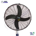 PAK FAN 24 Inch Pedestal Stand Fan – Pure Copper Industrial Metal Fan in Black. 