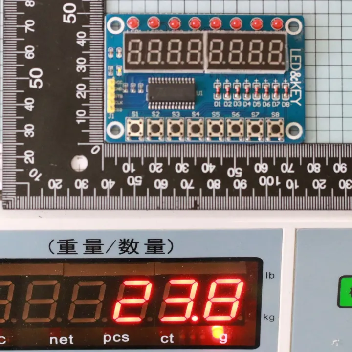 TM1638%20Button%20Digital%20LED%20Display%20Module%20%EF%BC%888%20Bit%20Digital%20%5CLED%5C%20Button%20)%20Electronic%20module%20-%20Image%202