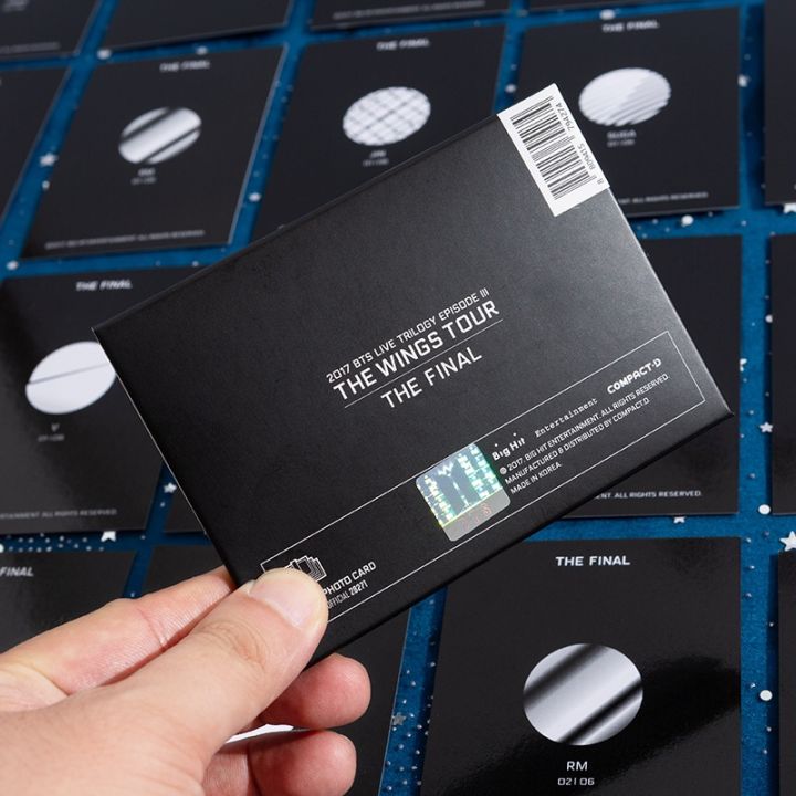 Kpop BTS THE WINGS TOUR THE FINAL Mini Photocard