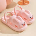Cartoon Women Spring Summer New Product Cute Teeth Rabbit Women's Baotou External Wearing and Home Cooling Slippers with Hole Shoes for Two Wears. 