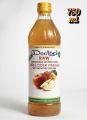 Doctor's Organic Apple Cider Vinegar (750ml) [100% Organic, Raw, Unfiltered, Unpasteurized with the 'Mother']. 