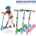 Scooty For Kids Adjustable 3 Wheel Kick Scooter Gifts For Toddlers Children Boys Girls. 