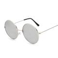 Classic Round Sunglasses Woman Vintage Circle Design Sun Glasses For Woman Male Small Frame Metal Colorful Ocean Mirror Retro. 