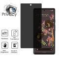 Google Pixel 6 Privacy Screen Protector, Tempered Glass Full Cover Anti-Spy 3D Edge Curved Glass. 