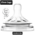 Avent Natural Nipples Teat 0m+ - Avent New Born Nipples For Natural Bottle - 0 Size Nipples Avent Natural Nipples 2 Teats Avent Natural Nipples II Teat 6m+ Thick Feed- Natural II Teat 6m+ Thick Feed 6 Months+ Avent and Shield Nipple Natural with Wide Neck. 