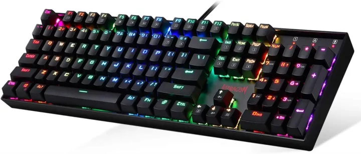 8-Mode RGB Mechanical Keyboard – Full-Size Keys – Gaming & Office Use ...