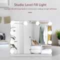 Original LED Mirror Lights Make Up Vanity Mirror Light for Makeup Dressing Table 10 Bulbs Lights For Saloon/Beauty Parlor. 