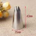 1M Stainless Steel Nozzle Open Star Tip Pastry Cookies Tools Icing Piping Nozzles Cake Decorating Cupcake Creates Drop Flower #1M. 