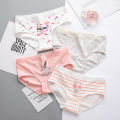 Tingweiya New Product Internet Celebrity Flamingo Underwear Women Cotton Mid Waist Ladies Cotton Underwear Crotch Girl Underwear. 