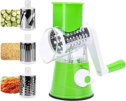 1S Manual Vegetable Cutter & Slicer – Drum Grater Food Cutter for ...