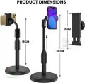 Best Adjustable Retractable Mobile Phone Stand Table Design Tripod purpose for YouTube and TikTok in Pakistan - A Game-Changer for Content Creators. 