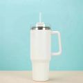 Coffee cup girls Stainless Steel Tumbler Cup with Lid Straw 40oz Double Wall Vacuum Flask Insulated Cup Drinking Thermoses 1200 ml Coffee cup. 