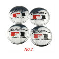 4pcs 56mm F1 GT SSR ZUMBO Prodriue GTS Vorsteiner Car Wheel Center Hub Cap Sticker Auto Tire Emblem Badge Decal. 