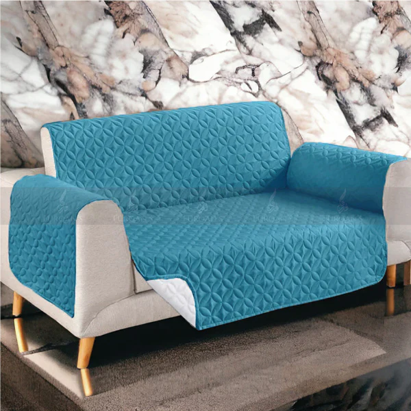Ultrasonic Quilted Sofa Cover - Zink Color | Premium Protection & Chic Elegance- sofa cover - sofa covers | Available at FANZA