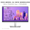 DELL P2422H 24 INCH BORDERLESS LED MONITOR 60HZ 5MS RESPONSE TIME 1920 X 1080P FHD 99% SRGB COLORS. 