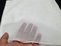 Gents Romal White Pure Cotton 132"×132' Plain Parna Scarve. 
