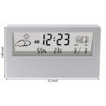 Transparent LCD Digital Clock. 
