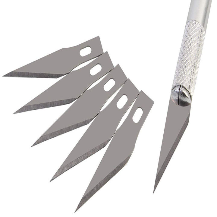 Detail Precision Cutter With Extra Blades Best for Artist Use - Random Color Art # OFADM-P-Cutter-5B-S&C-1Pc-004