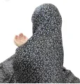 Stitched Namaz Chadar with Sleeves For Women and Girls All-Season Cotton Fabric Irani Modest Prayer Style Random Print Colors. 