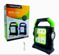 Multifunctional Power bank Handheld Worklight, Solar & USB Rechargeable Three Lighting Mode Portable Camping Lamp With Powerbank Option Emergency Hurry Bolt HC-7078-B. 