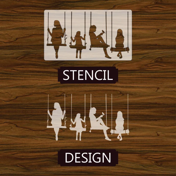 swing%20Reusable%20Stencil%20For%20wall%20Painting%20Art%20DIY%20Home%20Decor,%20Album%20Crafts%20and%20Canvas%20ID%20309%20-%20Image%206