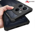 PlusCase for Infinix Hot 40 / Infinix Hot 40 Pro Case Air Cushion Hard Clear Shockproof Back Cover. 
