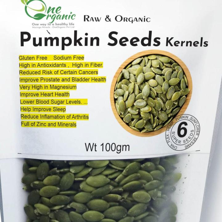 Pumpkin Inside Green Seeds Kernels 100gm'