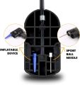 Bike Tire Pump Multifunctional Motorcycle Tire Inflation Pump Foot with Pressure Gauge Cycling Gear Foot Pump for Balloons Basketballs Air Cushions Electric Vehicles enhanced. 