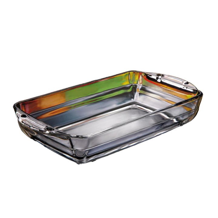 Tanoori Oven Dish Transparent Baking Dishes Clear Glass Shatter Proof Dish