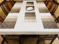 Table runner and dining mats set   7 pcs. 