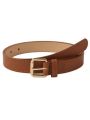 Pack of 3 (Black, Brown, White) Belts Elegant Siimple Stylish PU Leather Buckle Belt For Girls Ladies Women For Jeans & Frock Metal Buckle. 