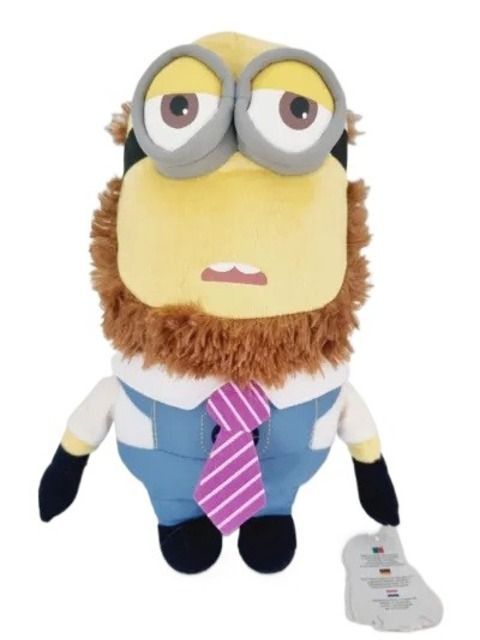 Tim Beard Minion Stuffed Plush Toy ( 10 inches )