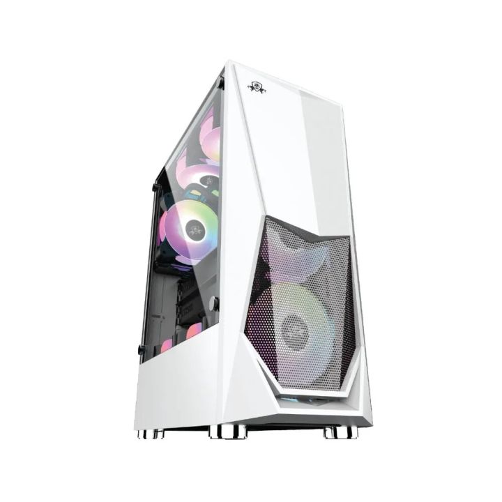 BLAZER WHiTE GAMiNG PC CASE WiTH AA-222 RGB FAN