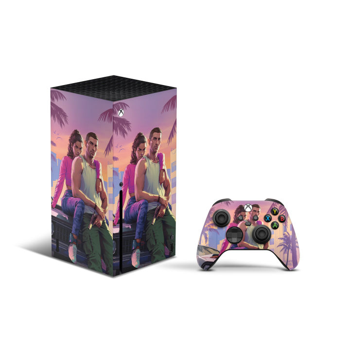 Xbox Series X skins With 2 Controller skins GTA 6