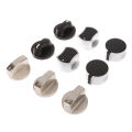2PCS 6/8MM Gas Cooker Accessories Assembly Button Universal Silver Gas Stove Knobs Cooker Oven Control Switch. 